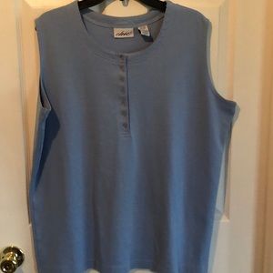 Light Blue 2x Chic Tank Top